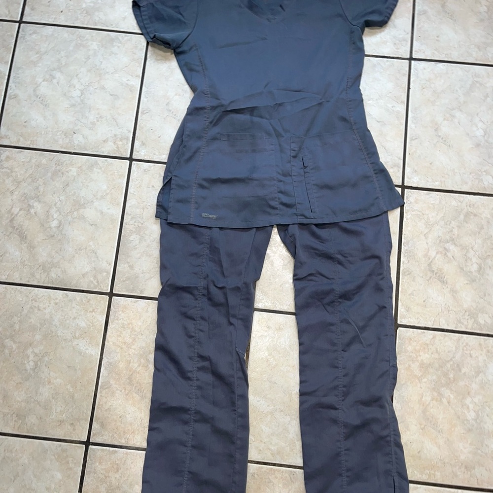 Women's Gray Gray’s Anatomy scrub set